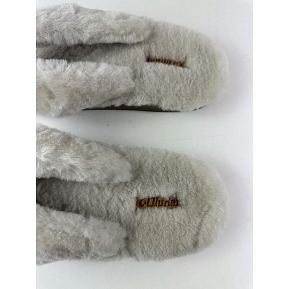 NWOT OluKai Kipe'a Heu Sandal Slippers Fuzzy Soft Wool Shearling Women's Size 10 - Picture 5 of 11
